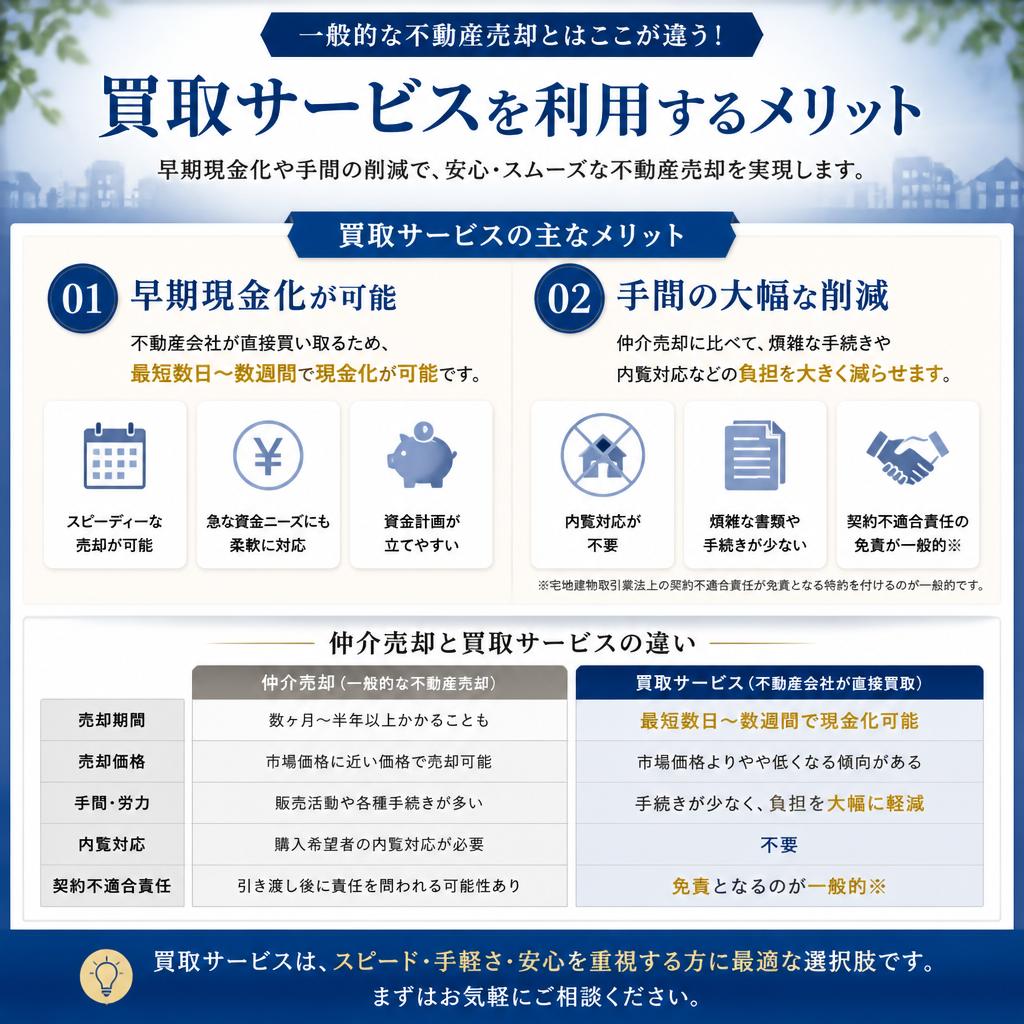 買取サービスのメリット